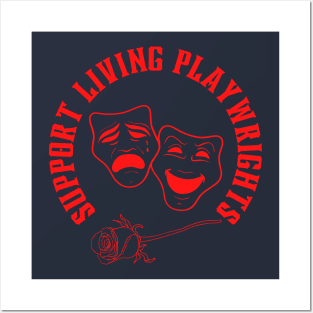 Support Living Playwrights Posters and Art